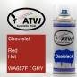 Preview: Chevrolet, Red Hot, WA687F / GHY: 400ml Sprühdose, von ATW Autoteile West.